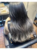 透明感アッシュベージュ
