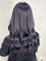 ルノン(LUNON) ハイライトカラーくびれヘアアプリコットオレンジ