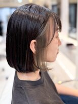 ザビー(THE B)&nbsp;本八幡×大人ボブ×イヤリングカラー×ケアブリーチ