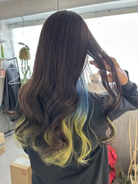 プルメリアドット(Plumeria.) インナーグラデーション