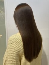 髪質改善カラーで綺麗なヘアカラーが長く続く♪透明感溢れるダメージレスケアカラー