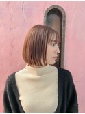 メルティカラー似合わせカットウェーブミディアム縮毛矯正