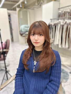 ガルボヘアー 心斎橋店(garbohair) 心斎橋プルエクステ韓国風ロング×自然なシルエット