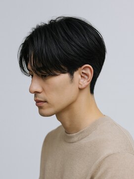 ハレ ヘアサロン(Hale hair salon) Hale刈り上げセンターパートフェザーパーマニュアンスパーマ原宿