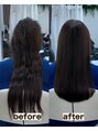 シゲ 自由が丘店(SHIGE)&nbsp;髪質改善ストレートにお客様。縮毛矯正＋カット＋トリートメント