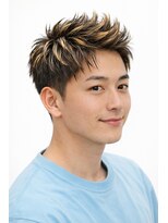 オールバーバー(OR BARBER) メンズ メッシュ ハイライト 理容室