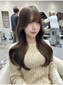 韓国大宮/レイヤーカット/グレージュ/透明感カラー/seri