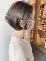 ステアケース ギンザセブン(stair:case ginza7) 大人ナチュラル長めショートボブ耳掛けコンパクト小顔