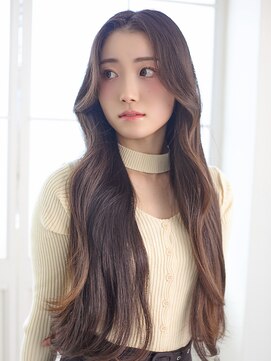 アッシュ 二俣川北口店(Ash) 韓国巻き髪/ナチュラルカラー/ロングレイヤー