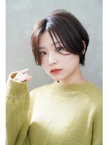 ヘアーズ ベリー 香椎店(hairs BERRY)&nbsp;★BERRY韓国風ヘアタンバルモリ美髪地毛風カラ-うる艶髪ボブ