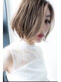 大人可愛い×外国人風ボブ