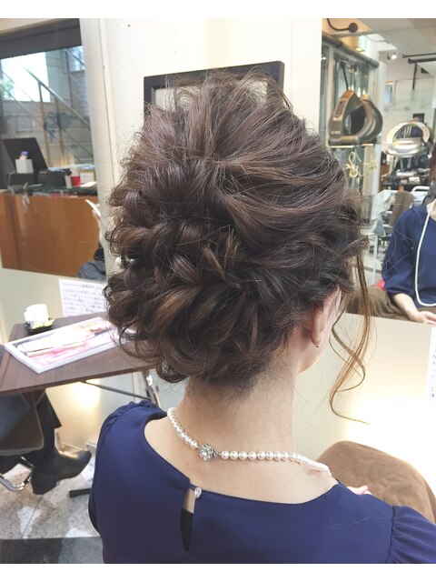 結婚式　hair arrange