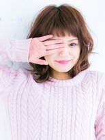 リリアン 青山(relian)&nbsp;明るめブラウンオン眉ミディでガーリーに☆