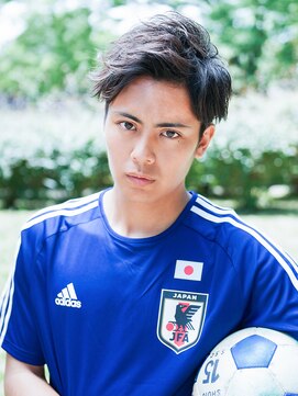 アクロス 原宿(AKROS) #スポ髪 スポーティーアップバング サイドパート