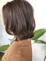 ヘアサロン ピース(hair salon PIECE)&nbsp;外はねボブ ハイライト レイヤーボブ