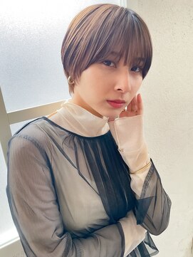 ハピネス 王寺店(Happiness) ショートカット ショートマッシュ アッシュブラウン 奈良