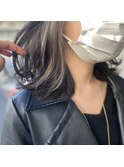 【落合優香】イヤーリング×ホワイトアッシュ