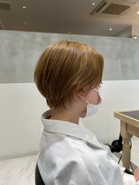 ガリカ(Gallica kinshicho)&nbsp;大人可愛いナチュラルショートひし形ボブハイトーン<錦糸町>