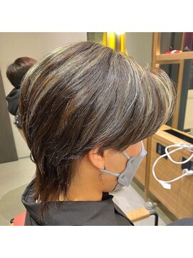 ウノプリール 茶屋町店(unopulir) 【韓流ウルフ×ニュアンスパーマ】