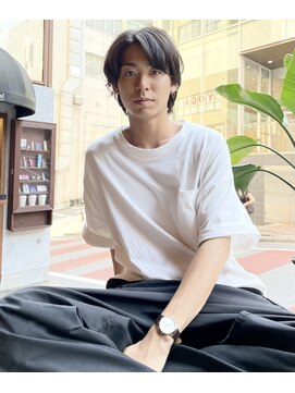 ノイ(noi) メンズ ナチュラルセンターパート 渋谷