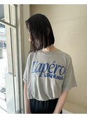 暗髪ボブ