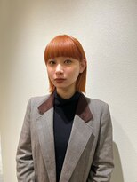 ウインナーヴィジョン 栄 久屋大通店(WINNER VISION) オレンジブラウンボブ