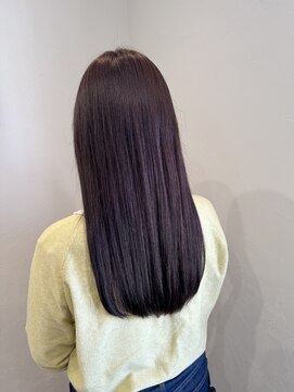 ラヴィン(LOVIN’) ピンクラベンダー/暗髪/ロング