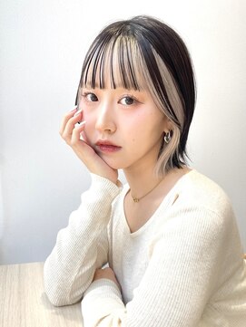 アンアミ シブヤ(Un ami shibuya) アンブレラカラー/外はねボブ