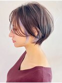 グレーベージュ美髪エモージュフレンチカジュアル_ba488312