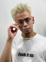 ヒロギンザ 秋葉原店(HIRO GINZA)&nbsp;周りと差をつけろ！ダブルブリーチ短めスパイキーショート