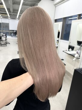 エゴル ナゴヤサカエ(ENGOL NAGOYA SAKAE) ミルクティーベージュ/ピンクミルクティー/ハイトーンカラー