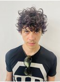 メンズカーリーショート