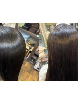 【梅島駅近く】一人一人の髪質に合わせた施術が可能！髪の内部から補修して、しっとりとした手触りに－。