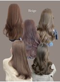 ベージュカラーブリーチなし