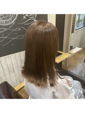 ビー オン ディー ヘア 池袋(BonD hair) 暗めミルクティー【池袋/髪質改善/ハイライト】