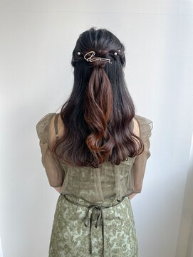 リイチ(LIICHI) ハーフアップ