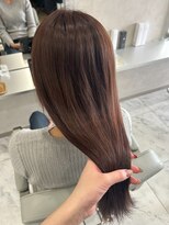 キング(K!ng)&nbsp;縮毛矯正髪質改善ハイライトレイヤーカット楠葉美容室エクステ