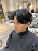 楽ちんスタイリング!フェザーパーマ