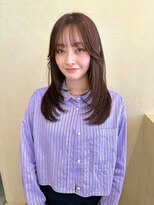 スニュウ(snuw)&nbsp;【snuw mina】レイヤーカット/顔まわりレイヤー/透明感カラー/