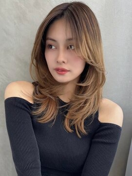 ソヨン 金山店(SOYON) イメチェン/ミディアムヘア/似合わせカット/小顔/ワイドバング_1