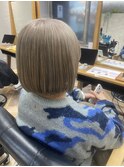 ブリーチだけど派手過ぎない！王道ミルクティーカラー
