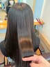 【梅雨対策に最適♪】カット+　髪質改善ストレート　＆　最高級TR　￥20000