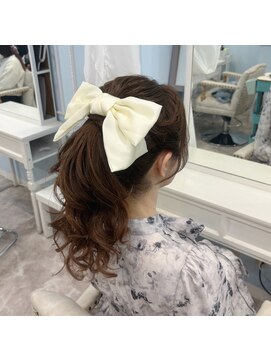 新宿コットン(cotton hair) 結婚式やパーティのヘアメ