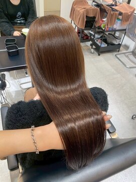 ソヨン 栄2号店(SOYON) 《ブリーチ無しダブルカラー》モカブラウン