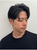 メンズ　ルーズパーマ