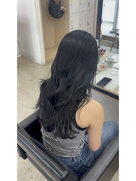 アジールヘア 赤羽駅南口店(agir hair) ブリーブラック高発色カラー暗髪透明感レイヤーカット赤羽