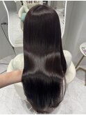 ラベンダーブラウンで艶髪に♪