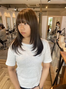 レイヤーカット　ハイライト【騎射場/荒田/郡元】