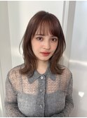 くびれレイヤー レイヤーカット 透明感カラー
