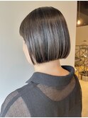 40代50代◎大人美人丸みボブ×ひし形シルエットパーマ